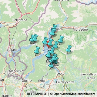 Mappa Via XX Settembre, 23829 Varenna LC, Italia (9.3645)