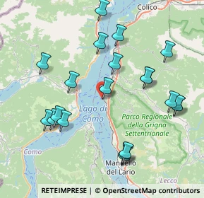 Mappa Riva dei marmisti, 23829 Varenna LC, Italia (8.4375)