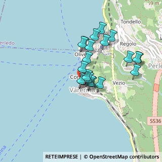 Mappa Via XX Settembre, 23829 Varenna LC, Italia (0.3615)