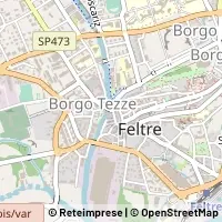 Mapa Feltre