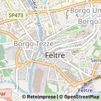 Mapa Feltre