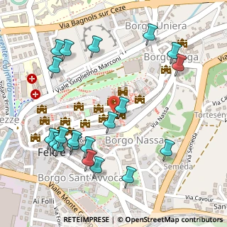 Mappa Piazza vittorio emanuele, 32032 Feltre BL, Italia (0.2975)