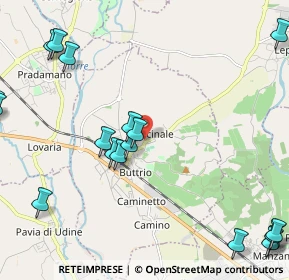 Mappa Via Lungoroggia, 33042 Buttrio UD, Italia (3.0585)
