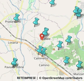 Mappa Via Lungoroggia, 33042 Buttrio UD, Italia (2.66882)