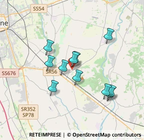 Mappa Via Lungoroggia, 33042 Buttrio UD, Italia (2.93091)