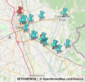 Mappa Via Lungoroggia, 33042 Buttrio UD, Italia (6.4425)