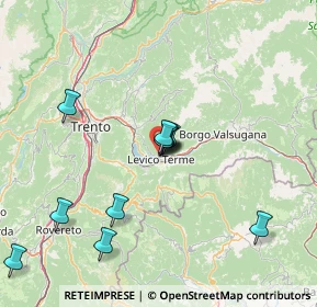 Mappa Salita al Castagneto, 38056 Levico Terme TN, Italia (13.93364)