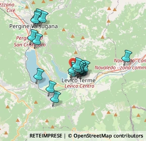 Mappa Salita al Castagneto, 38056 Levico Terme TN, Italia (3.037)