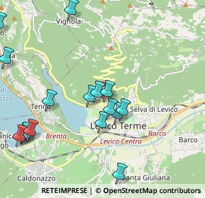 Mappa Salita al Castagneto, 38056 Levico Terme TN, Italia (2.28938)