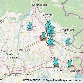 Mappa Via Pellico, 33030 Campoformido UD, Italia (14.07933)