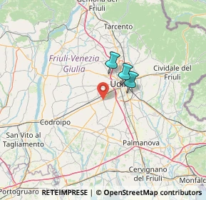Mappa Via Pellico, 33030 Campoformido UD, Italia (49.60923)