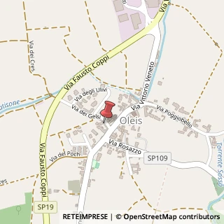 Mappa Via dei Gelsi, 3, 33044 Manzano, Udine (Friuli-Venezia Giulia)