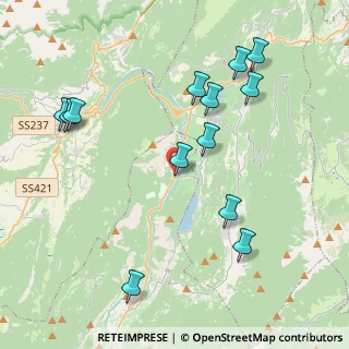 Mappa Via Borgo Nuovo, 38074 Pietramurata TN, Italia (4.43462)