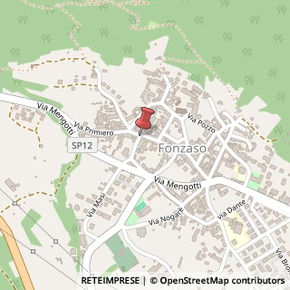 Mappa Via Mezzaterra, 51, 32030 Fonzaso, Belluno (Veneto)