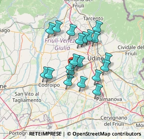 Mappa Via Ermes di Collorado, 33031 Basiliano UD, Italia (10.8415)
