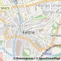 Mapa Feltre