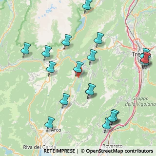 Mappa Via alla Busa, 38074 Pietramurata TN, Italia (9.9755)
