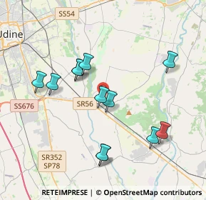 Mappa Via Giacomo Matteotti, 33042 Buttrio UD, Italia (3.62167)