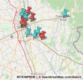 Mappa Via Giacomo Matteotti, 33042 Buttrio UD, Italia (8.01778)