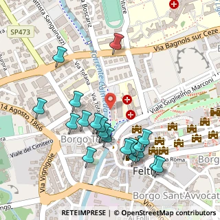 Mappa Piazzale Silvio Guarnieri, 32032 Feltre BL, Italia (0.2535)