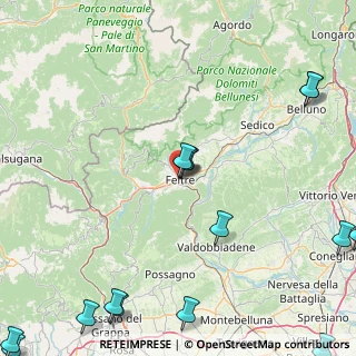 Mappa Via Monte Cima, 32032 Feltre BL, Italia (27.35467)