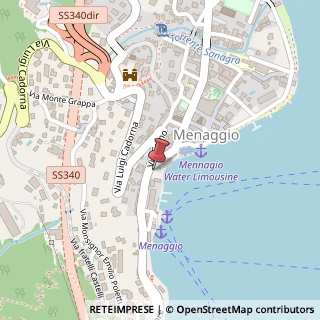 Mappa Via IV Novembre, 39, 22017 Menaggio, Como (Lombardia)