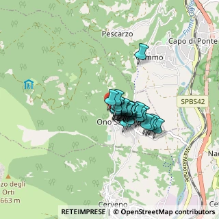 Mappa Via Corno, 25040 Ono San Pietro BS, Italia (0.45808)
