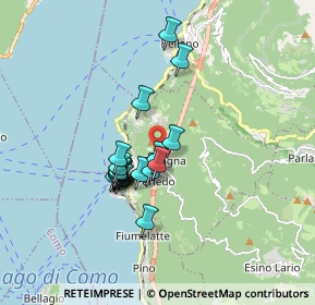 Mappa Via Belvedere, 23828 Perledo LC, Italia (1.311)