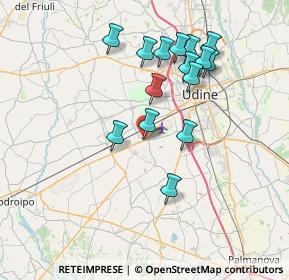 Mappa Vicolo del Pozzo, 33030 Campoformido UD, Italia (6.914)