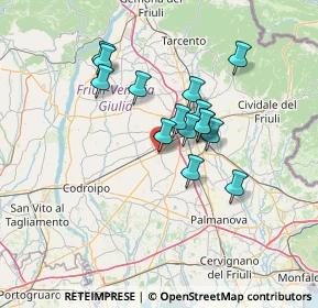 Mappa Vicolo del Pozzo, 33030 Campoformido UD, Italia (10.74533)