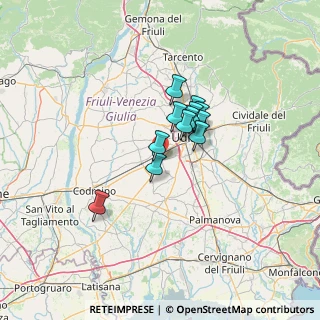 Mappa P.Zza Largo Municipio, 33030 Campoformido UD, Italia (8.22833)