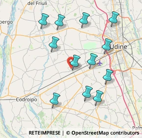 Mappa Via Sompbearc, 33031 Basiliano UD, Italia (7.8225)
