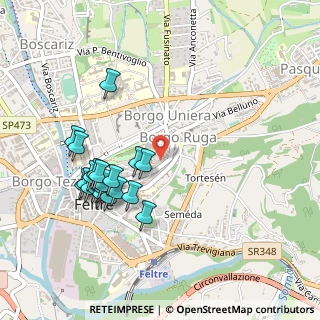 Mappa Via Lorenzo Luzzo, 32032 Feltre BL, Italia (0.4875)