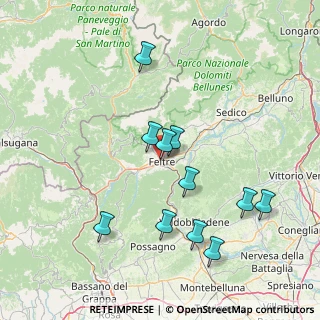 Mappa Viale Giuseppe Mazzini, 32032 Feltre BL, Italia (14.99273)