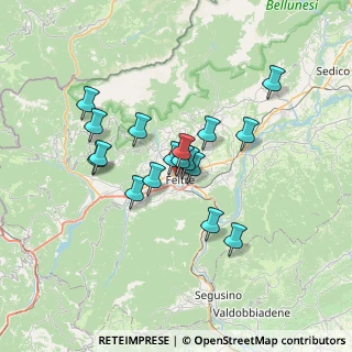 Mappa Viale Giuseppe Mazzini, 32032 Feltre BL, Italia (5.35941)