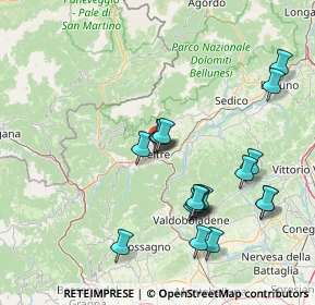 Mappa Salita Nicolò Ramponi, 32032 Feltre BL, Italia (15.73722)