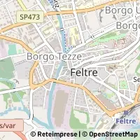 Mapa Feltre