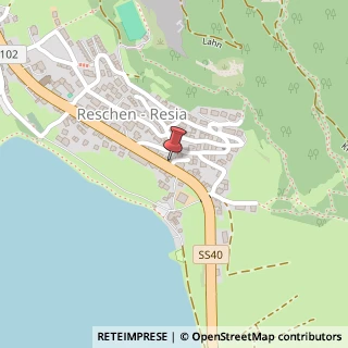 Mappa Via Nazionale, 18, 39027 Curon Venosta, Bolzano (Trentino-Alto Adige)