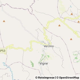 Mappa Verzino