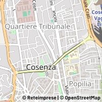 Mapa Cosenza