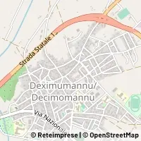 Mapa Decimomannu