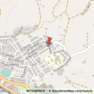 Mappa Via Molara,  21, 09016 Iglesias, Carbonia-Iglesias (Sardegna)