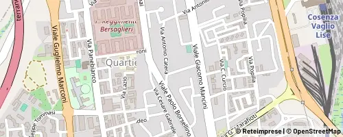 Mappa Cosenza