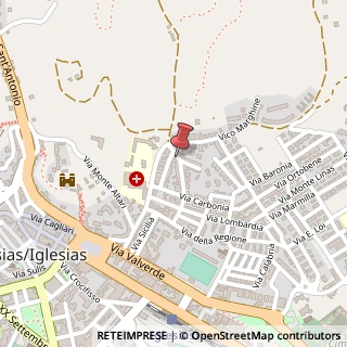 Mappa Via Gallura, 10, 09016 Iglesias, Carbonia-Iglesias (Sardegna)