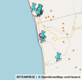 Mappa Via Pollella, 87038 San Lucido CS, Italia (4.43909)