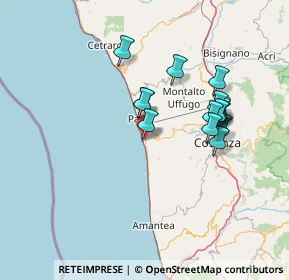 Mappa Via Pollella, 87038 San Lucido CS, Italia (13.91933)