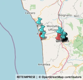 Mappa Via Pollella, 87038 San Lucido CS, Italia (14.2955)