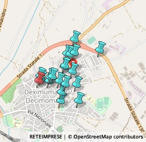 Mappa Via Nino Bixio, 09033 Decimomannu CA, Italia (0.359)