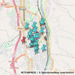 Mappa Via Cesare Curcio, 87100 Cosenza CS, Italia (0.6425)