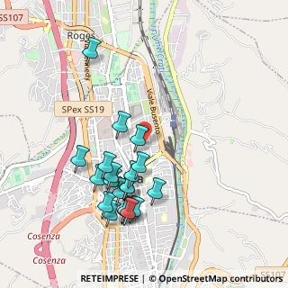 Mappa Via Oreste Dito, 87100 Cosenza CS, Italia (1.0775)
